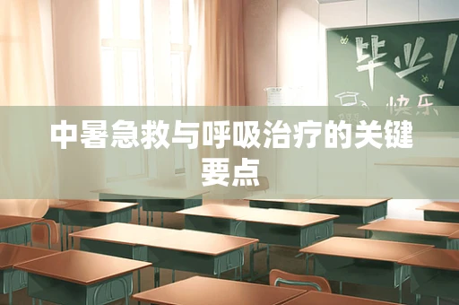 中暑急救与呼吸治疗的关键要点