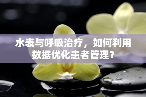 水表与呼吸治疗，如何利用数据优化患者管理？