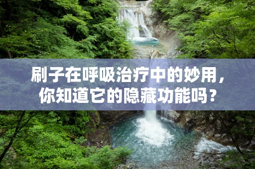 刷子在呼吸治疗中的妙用，你知道它的隐藏功能吗？