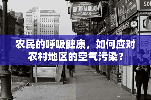 农民的呼吸健康，如何应对农村地区的空气污染？