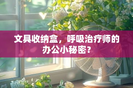 文具收纳盒，呼吸治疗师的办公小秘密？