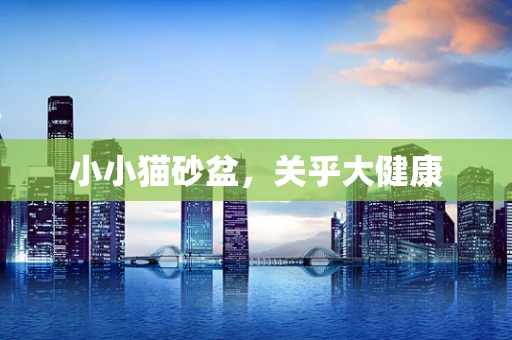 小小猫砂盆，关乎大健康