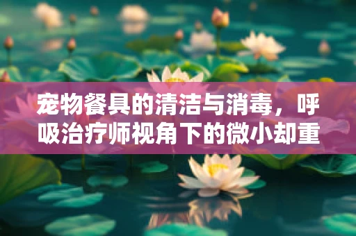 宠物餐具的清洁与消毒，呼吸治疗师视角下的微小却重要的健康守护