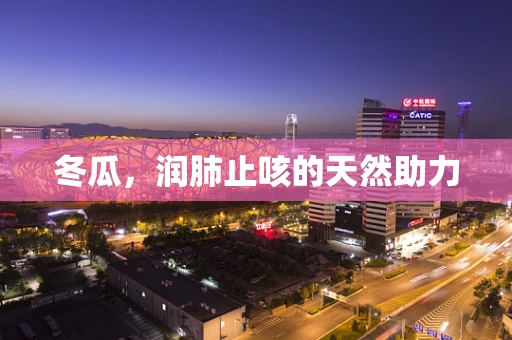 冬瓜，润肺止咳的天然助力