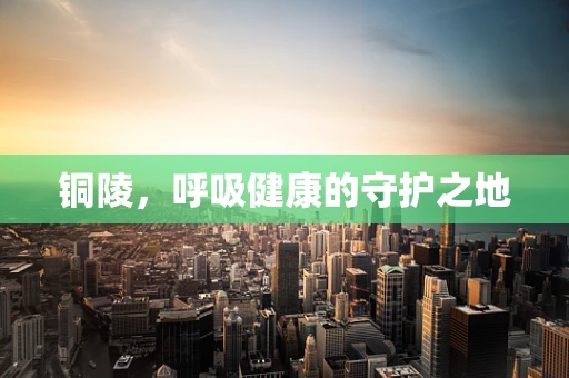 铜陵，呼吸健康的守护之地