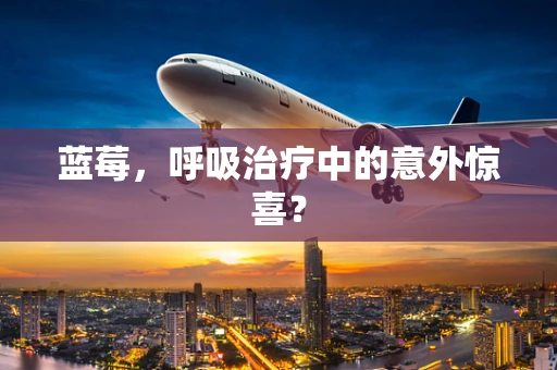 蓝莓，呼吸治疗中的意外惊喜？