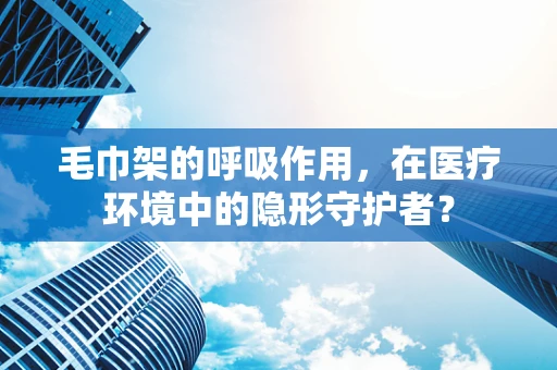 毛巾架的呼吸作用，在医疗环境中的隐形守护者？