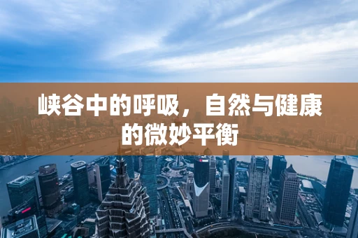 峡谷中的呼吸，自然与健康的微妙平衡