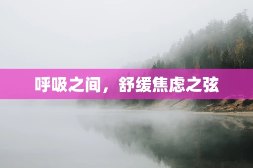 呼吸之间，舒缓焦虑之弦