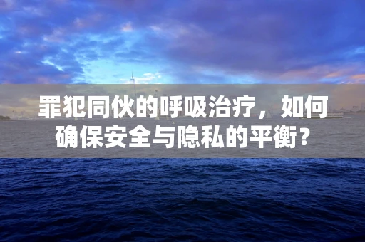 罪犯同伙的呼吸治疗，如何确保安全与隐私的平衡？