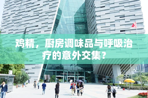 鸡精，厨房调味品与呼吸治疗的意外交集？