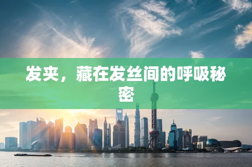 发夹，藏在发丝间的呼吸秘密