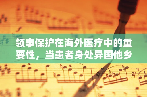 领事保护在海外医疗中的重要性，当患者身处异国他乡