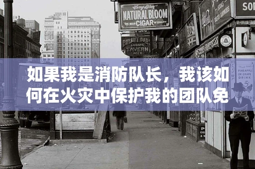 如果我是消防队长，我该如何在火灾中保护我的团队免受呼吸系统伤害？