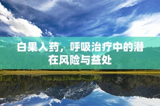 白果入药，呼吸治疗中的潜在风险与益处