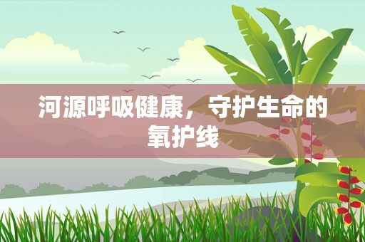 河源呼吸健康，守护生命的氧护线