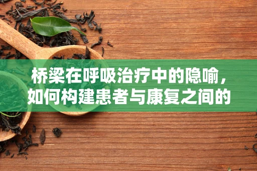 桥梁在呼吸治疗中的隐喻，如何构建患者与康复之间的‘呼吸之桥’？