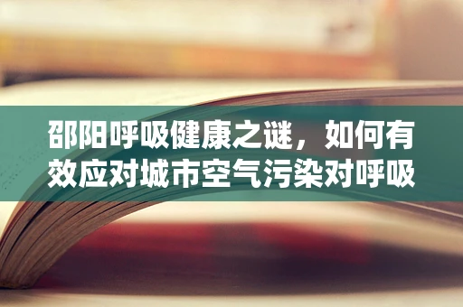 邵阳呼吸健康之谜，如何有效应对城市空气污染对呼吸系统的影响？