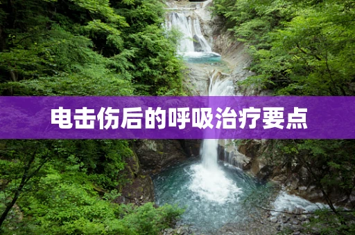 电击伤后的呼吸治疗要点