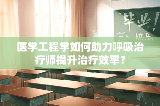 医学工程学如何助力呼吸治疗师提升治疗效率？