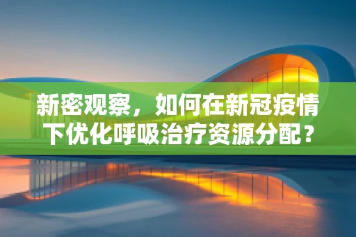 新密观察，如何在新冠疫情下优化呼吸治疗资源分配？