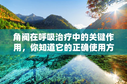 角阀在呼吸治疗中的关键作用，你知道它的正确使用方法吗？