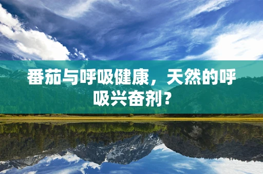 番茄与呼吸健康，天然的呼吸兴奋剂？