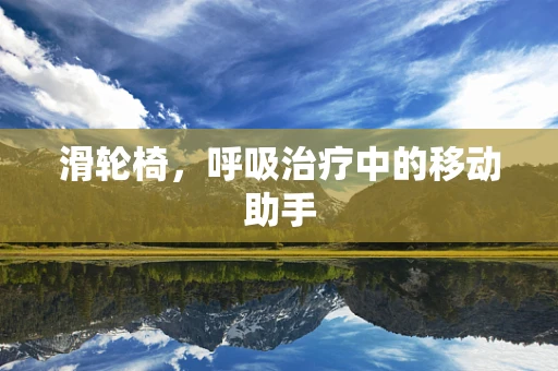 滑轮椅，呼吸治疗中的移动助手