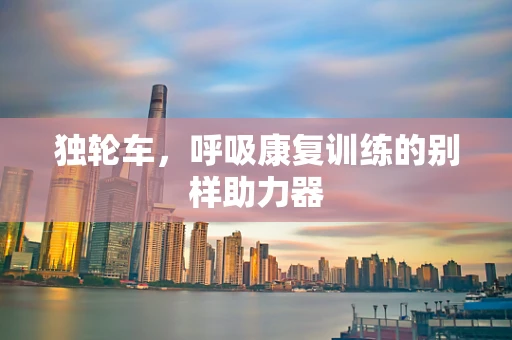 独轮车，呼吸康复训练的别样助力器