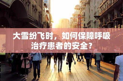 大雪纷飞时，如何保障呼吸治疗患者的安全？