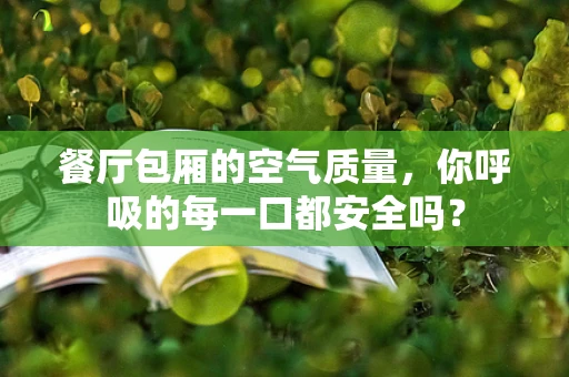餐厅包厢的空气质量，你呼吸的每一口都安全吗？