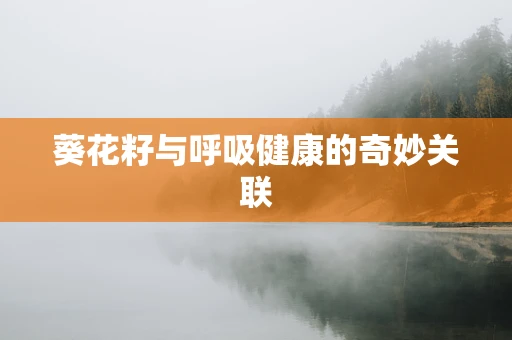 葵花籽与呼吸健康的奇妙关联