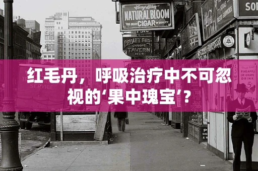 红毛丹，呼吸治疗中不可忽视的‘果中瑰宝’？