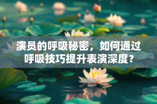 演员的呼吸秘密，如何通过呼吸技巧提升表演深度？