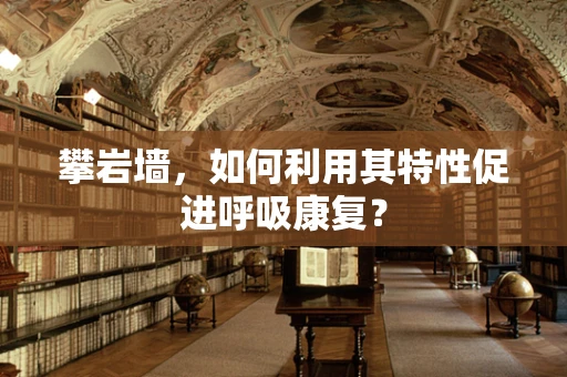 攀岩墙，如何利用其特性促进呼吸康复？