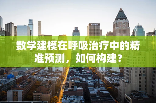 数学建模在呼吸治疗中的精准预测，如何构建？