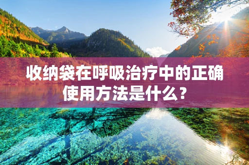 收纳袋在呼吸治疗中的正确使用方法是什么？