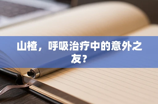 山楂，呼吸治疗中的意外之友？