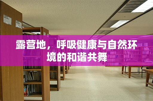 露营地，呼吸健康与自然环境的和谐共舞