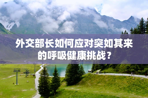 外交部长如何应对突如其来的呼吸健康挑战？