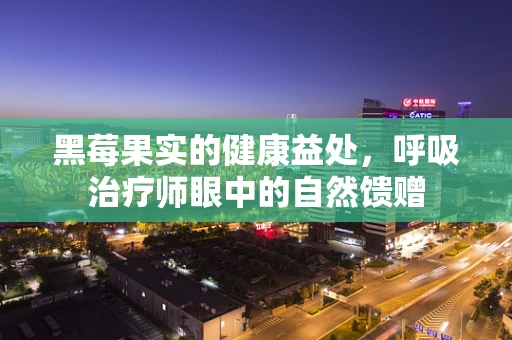 黑莓果实的健康益处，呼吸治疗师眼中的自然馈赠