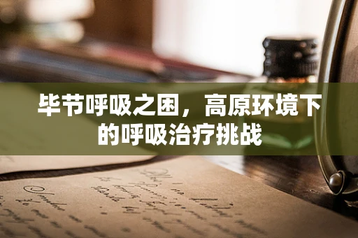 毕节呼吸之困，高原环境下的呼吸治疗挑战