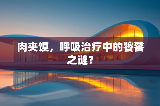 肉夹馍，呼吸治疗中的饕餮之谜？