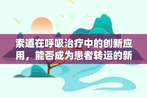索道在呼吸治疗中的创新应用，能否成为患者转运的新路径？