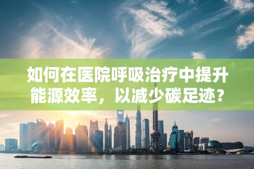 如何在医院呼吸治疗中提升能源效率，以减少碳足迹？