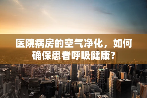医院病房的空气净化，如何确保患者呼吸健康？