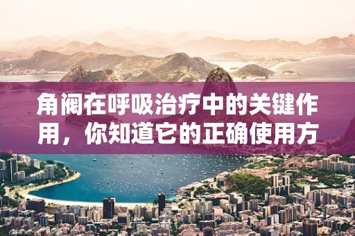 角阀在呼吸治疗中的关键作用，你知道它的正确使用方法吗？