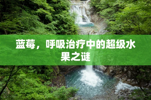 蓝莓，呼吸治疗中的超级水果之谜