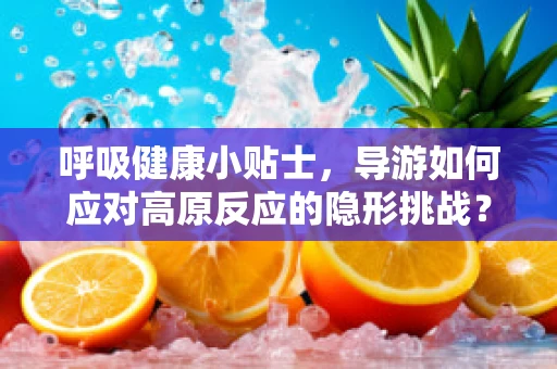 呼吸健康小贴士，导游如何应对高原反应的隐形挑战？