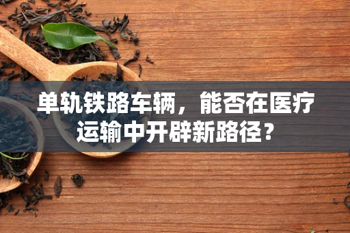 单轨铁路车辆，能否在医疗运输中开辟新路径？